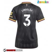 Ženske Nogometnih dresov Aston Villa Victor Lindelof #3 Gostujoči 2026-27 Kratki rokavi